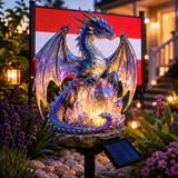 🐉 Amethyst Crystal Dragon✨️Solar Dragon Crystal Garden Light